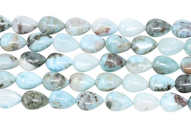 Larimar Polished 9x11mm Drop
