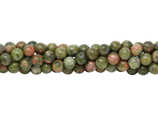Unakite Polished 6mm Round