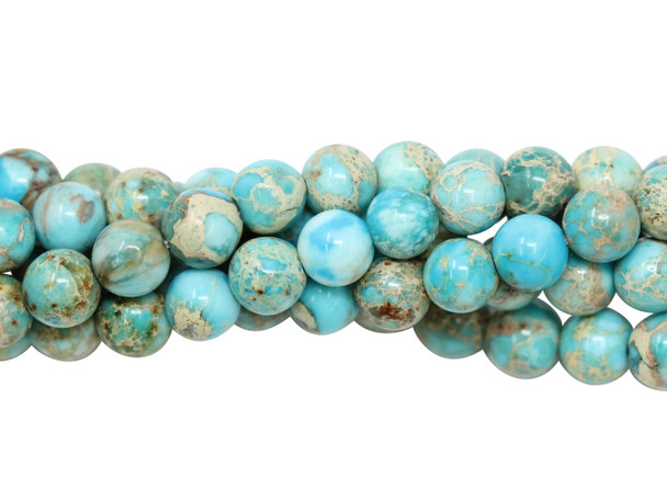 Aqua Terra Impression Jasper Polished 4mm Round