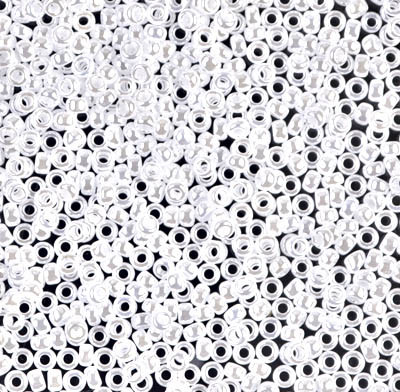 Size 11 Miyuki Seed Beads -- 420 White Pearl