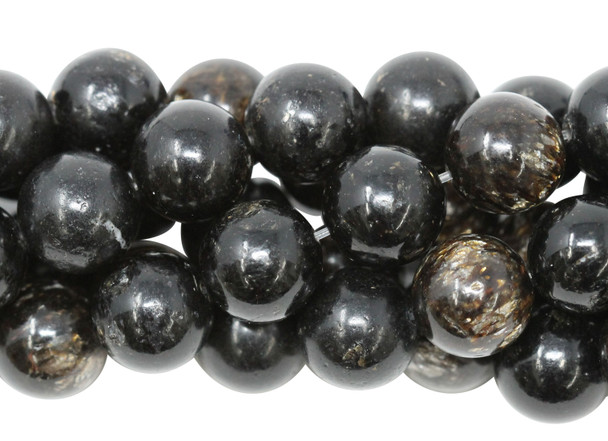 Black Mica Polished 12mm Round
