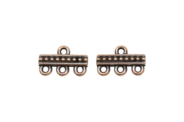 Copper Plated 9.3x14.7mm 3 to 1 Link