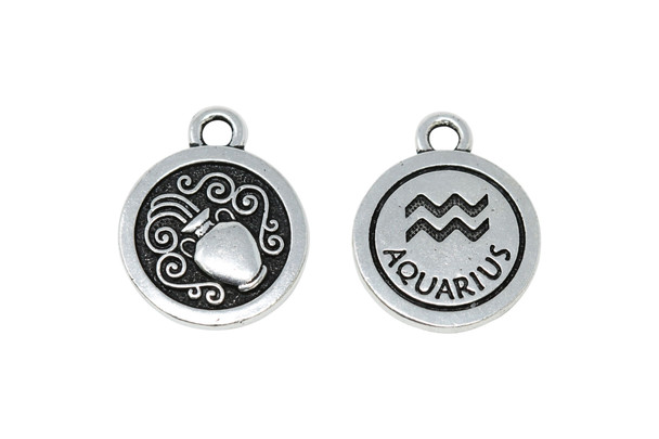 Aquarius  - Silver Plated