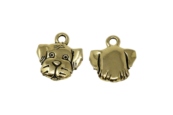 Gold Plated 15.1x16.5mm Spot Charm