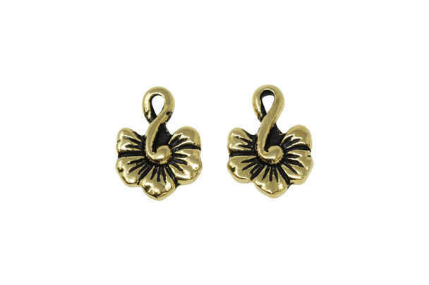 Gold Plated 11.5x16mm Large Blossom