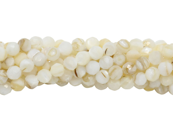 Shell Polished 3mm Faceted Round