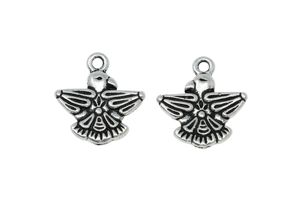 Silver Plated Thunderbird Charm