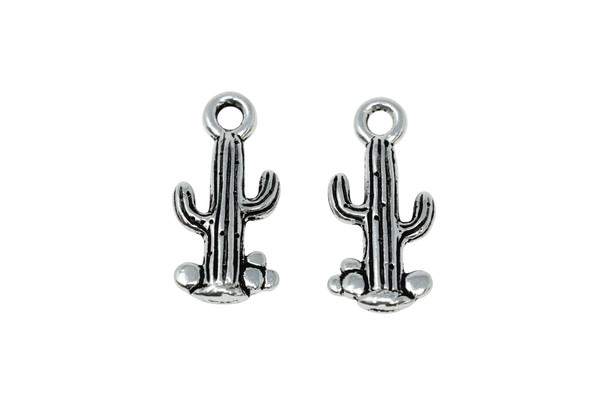 Saguaro Cactus - Silver Plated