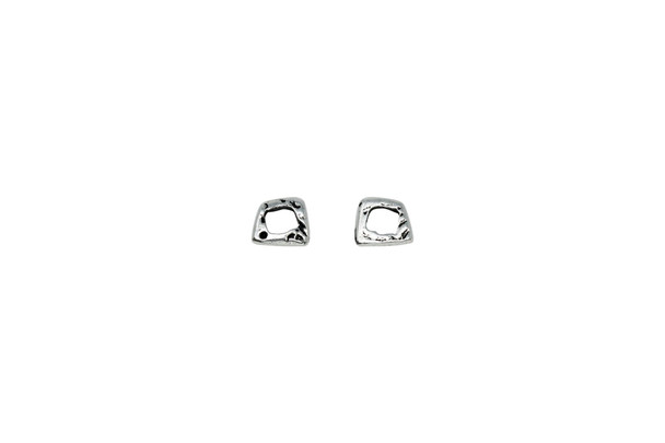 Silver Plated 5.8x6.6mm One Ring Link