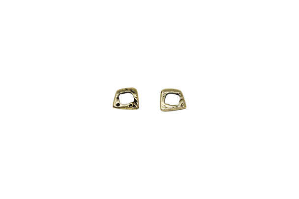 Gold Plated 5.8x6.6mm One Ring Link