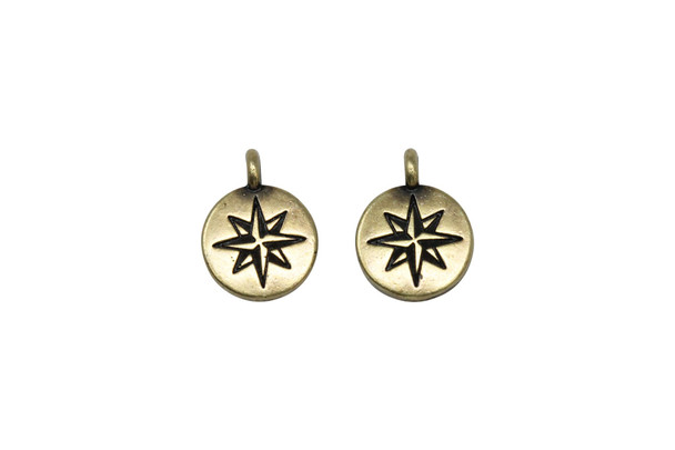 Mini North Star - Brass Plated