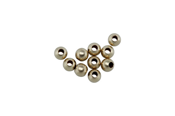 14K Gold Filled 2mm Sandblast Beads - 10 Pieces