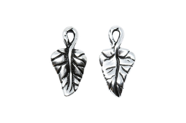 Ivy Leaf Charm - Silver Plated