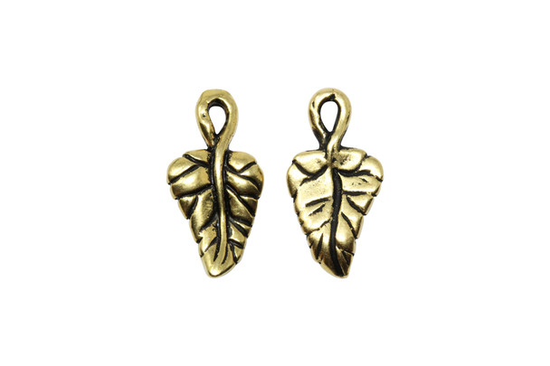 Ivy Leaf Charm - Gold Plated