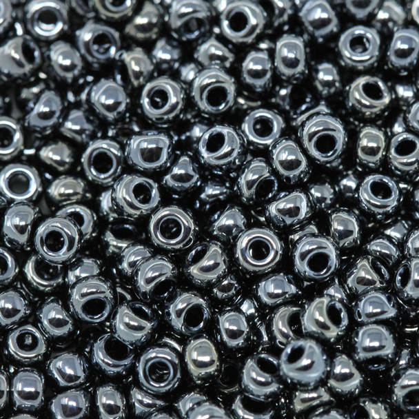 Size 8 Miyuki Seed Beads -- 462P Gunmetal