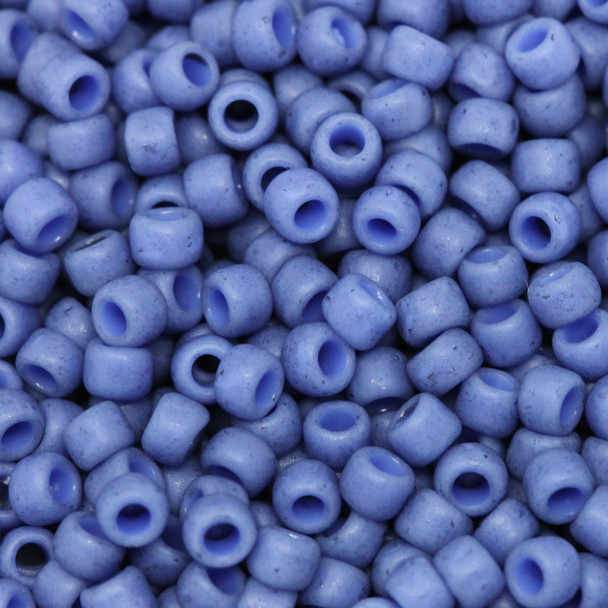 Size 8 Toho Seed Beads -- 2606F Opaque Soft Blue Semi Glazed