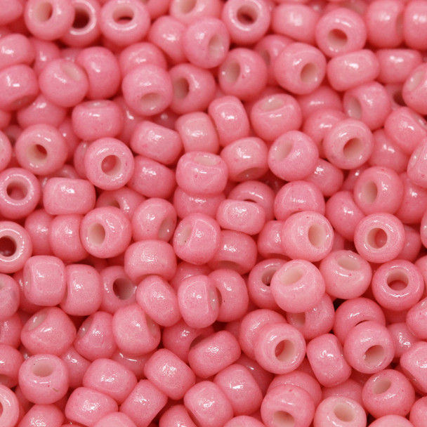 Size 8 Miyuki Seed Beads -- D4465 Duracoat Opaque Carnation