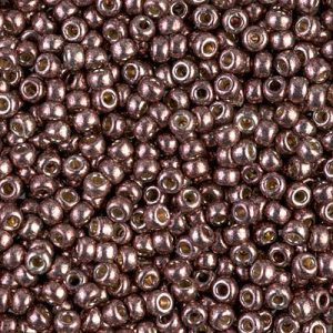 Size 8 Miyuki Seed Beads -- D4213 Duracoat Galvanized Milk Chocolate