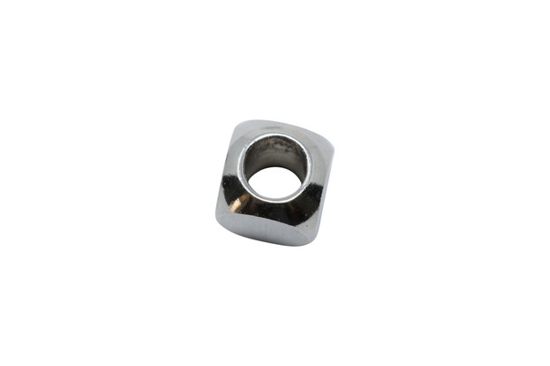 Stainless Steel 5mm Large Hole Face Cube Bead