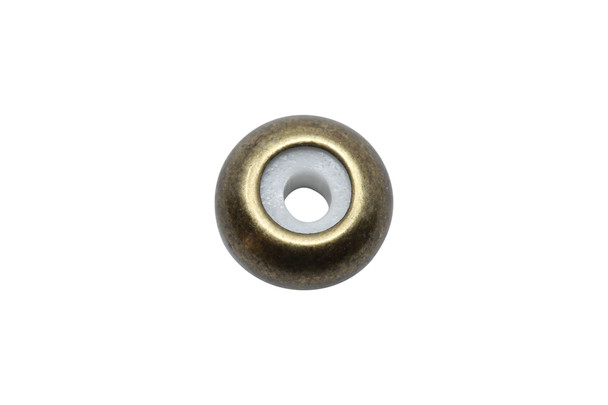 Antique Bronze Plated 8x4mm Silicone Rondelle Bead