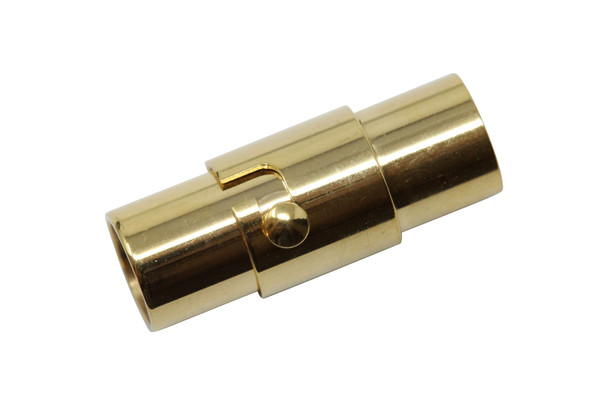 5mm Gold Plated 17x7mm Cord Magnetic Clasp