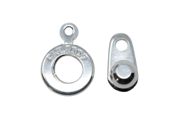 Silver Plated Ball and Socket Clasp 8mm