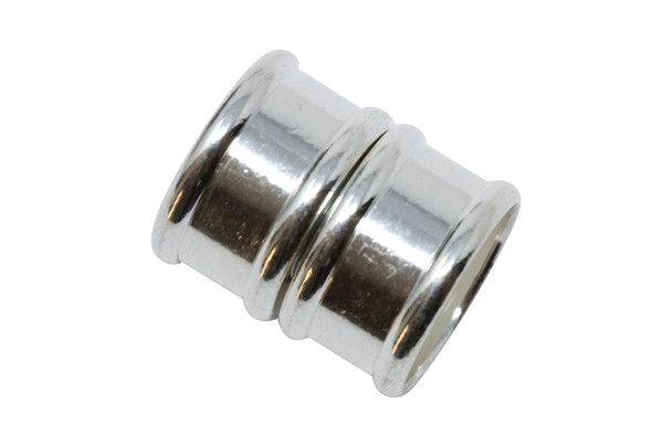 15mm Silver Plated Magnetic Bamboo Clasp