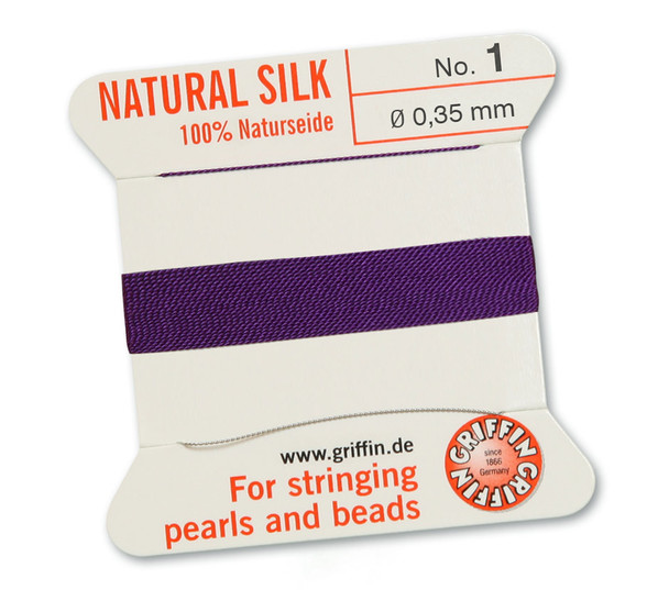 Griffin® Silk Cord Amethyst #1