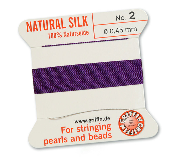 Griffin® Silk Cord Amethyst #2