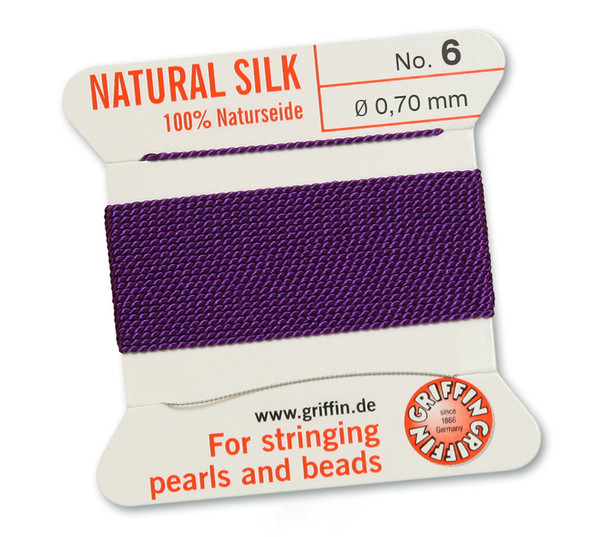 Griffin® Silk Cord Amethyst #6