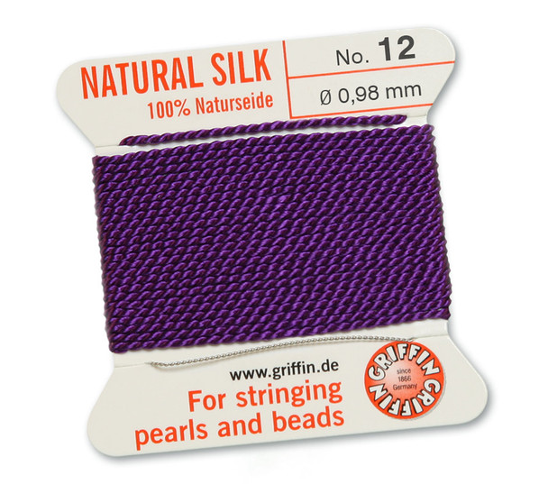 Griffin® Silk Cord Amethyst #12