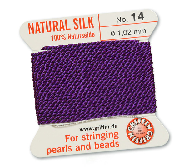 Griffin® Silk Cord Amethyst #14