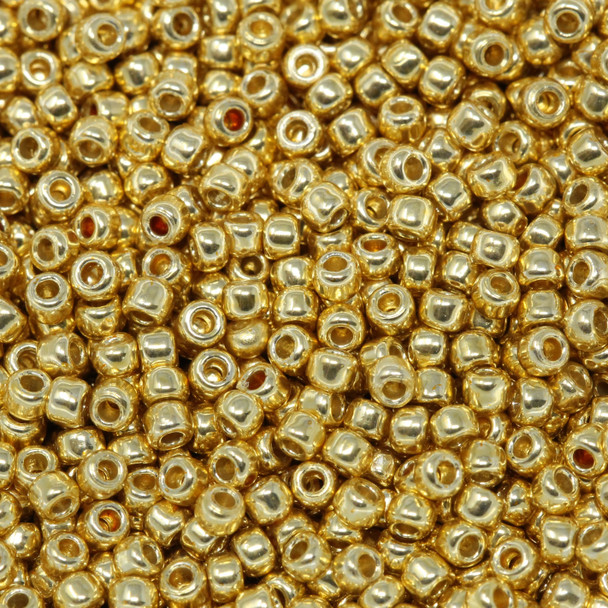 Size 11 Toho Seed Beads -- P471 Galvanized Gold