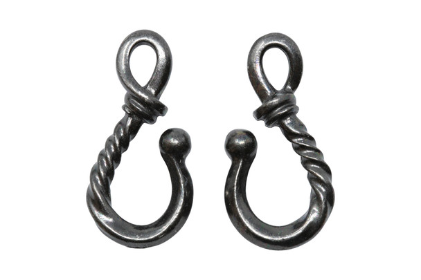 Twisted Hook - Black Plated