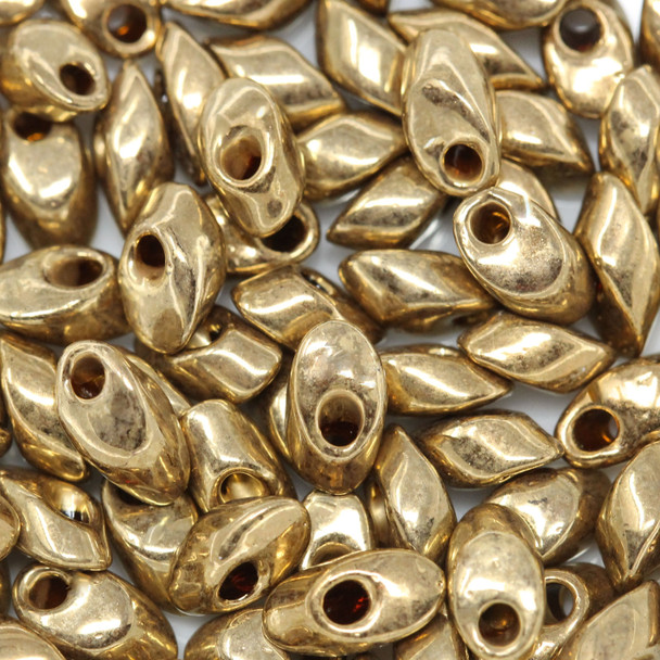 4x7mm Magatamas -- 1052 Duracoat Galvanized Champagne