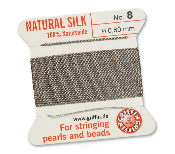 Griffin® Silk Cord Grey #8