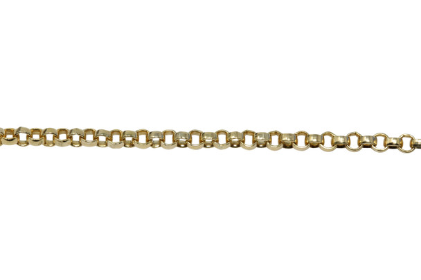 14K Gold Filled 2.3mm Rolo Chain - Sold By 6 Inches