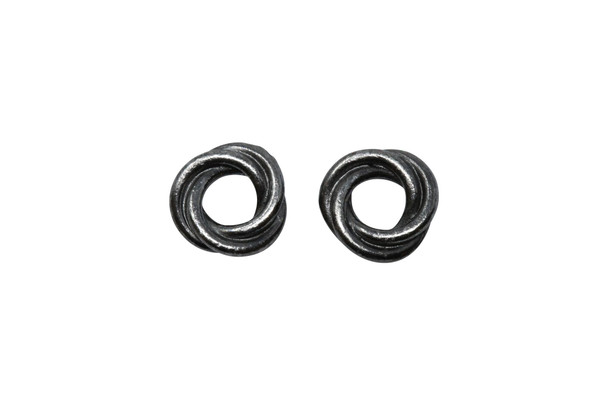 Black Plated 8mm Twisted Spacer Bead