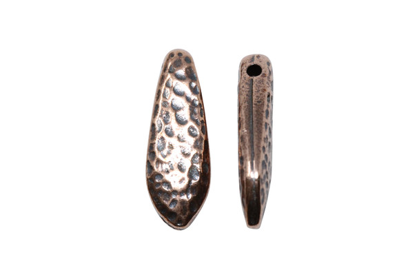 Hammertone Dagger Bead - Copper Plated