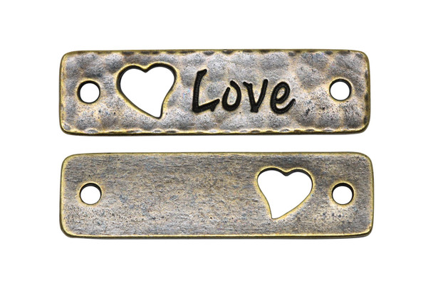 Love Link - Brass Plated