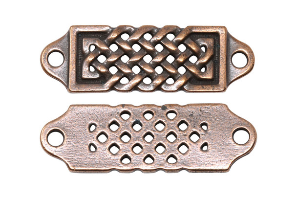 Celtic Centerpiece Link - Copper Plated