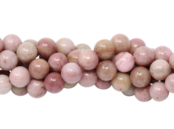 Natural Rhodonite Polished 6mm Round