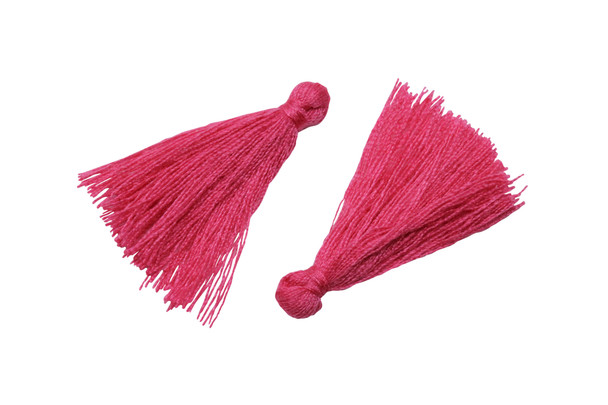 Hot Pink 35mm Cotton Tassel