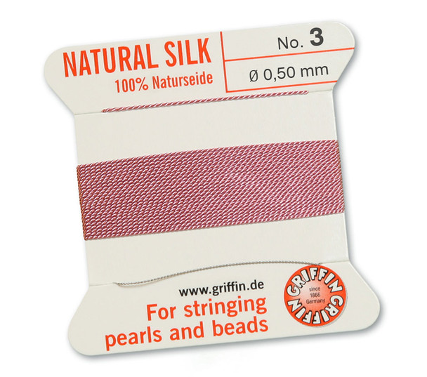 Griffin® Silk Cord Dark Pink #3