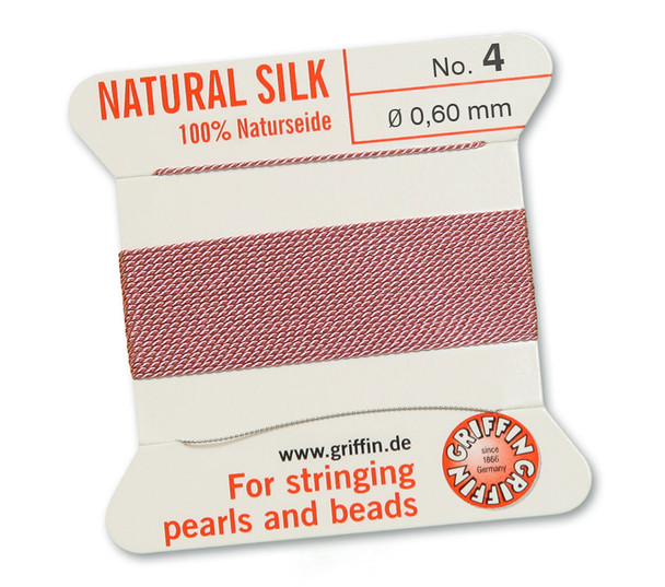 Griffin® Silk Cord Dark Pink #4