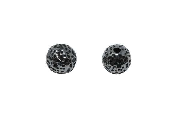 Stainless Steel 8mm Round Coral Bead