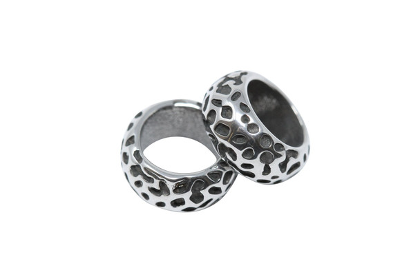 Stainless Steel 5x10mm Rondelle Coral Bead
