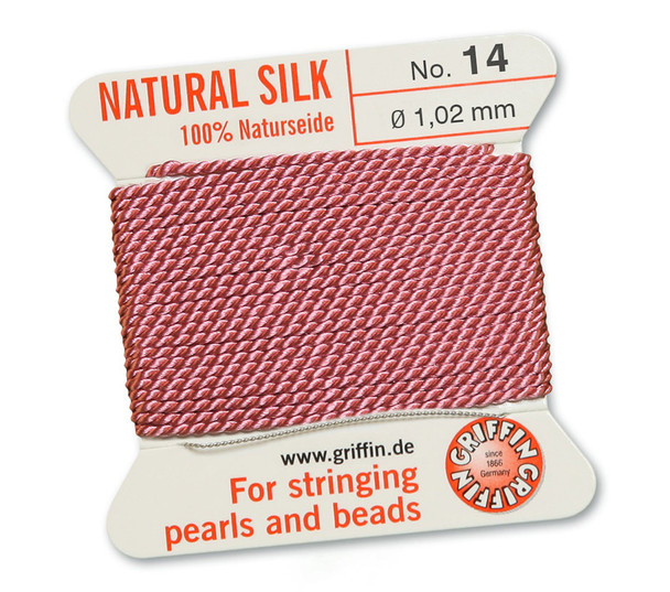 Griffin® Silk Cord Dark Pink #14