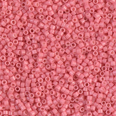 Delicas Size 11 Miyuki Seed Beads -- 2115 Duracoat Opaque Guava
