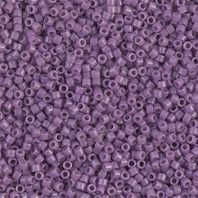 Delicas Size 11 Miyuki Seed Beads -- 2139 Duracoat Opaque Dark Orchid